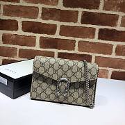 Gucci Dionysus GG Supreme chain wallet - 401231 - 20x13.5x3cm - 1
