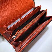 Gucci Dionysus GG Supreme Orange chain wallet - 401231 - 20x13.5x3cm - 3