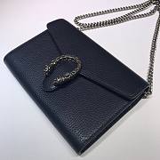 Gucci Dionysus GG Supreme Black chain wallet - 401231 - 20x13.5x3cm - 2