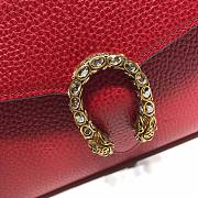 Gucci Dionysus GG Supreme Red chain wallet - 401231 - 20x13.5x3cm - 4
