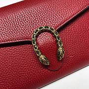 Gucci Dionysus GG Supreme Red chain wallet - 401231 - 20x13.5x3cm - 5