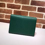 Gucci Dionysus GG Supreme Green chain wallet - 401231 - 20x13.5x3cm - 3