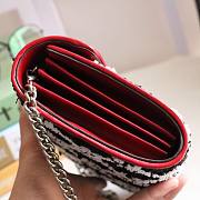 Gucci Dionysus GG Tweed Black chain wallet - 401231 - 20x13.5x3cm - 2