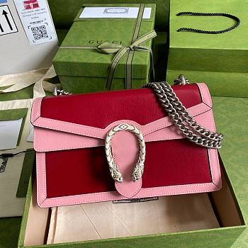 GUCCI | Dionysus small shoulder bag Red/Pink - 400249 - 28 x 18 x 9cm