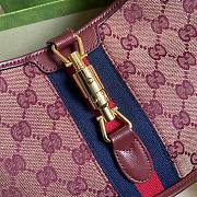 Gucci | Jackie 1961 small Burgundy bag - ‎636706 - 28 x 19 x 4.5cm - 6