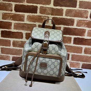 GUCCI | Backpack with Interlocking G - 674147 - 26.5x30x13 cm