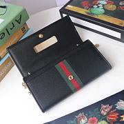 GUCCI | Ophidia GG Black chain wallet - 546592 - 19 x 10 x 3.5 cm - 5