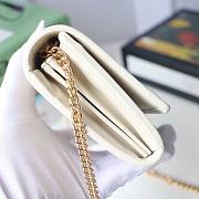 GUCCI | Ophidia GG White chain wallet - 546592 - 19 x 10 x 3.5 cm - 6