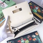 GUCCI | Ophidia GG White chain wallet - 546592 - 19 x 10 x 3.5 cm - 2