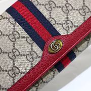 GUCCI | Ophidia GG Red chain wallet - 546592 - 19 x 10 x 3.5 cm - 2