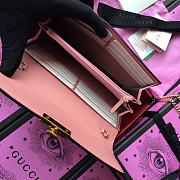 GUCCI | Padlock continental pink wallet - 453506 - 19 x 10 x 3.5 cm - 6
