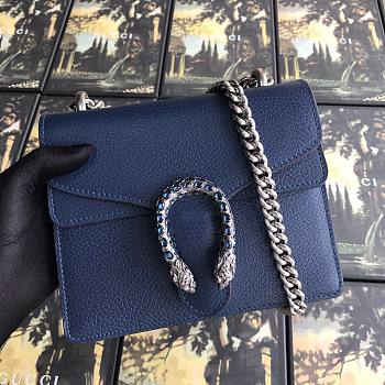 Gucci | Dionysus Blue Mini Bag - ‎421970 - 20x15.5x5cm