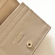 YSL | Monogram Card Case In Grain Beige - 530841 - 11 x 8,5 x 3 cm - 2