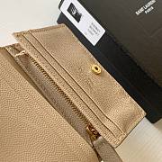 YSL | Monogram Card Case In Grain Beige - 530841 - 11 x 8,5 x 3 cm - 4