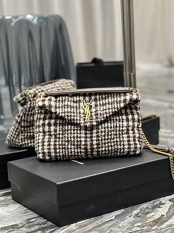 YSL | Loulou Puffer woolen Bag - 577476 - 29×17×11cm 