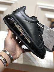 ALEXANDER QUEEN | Black Clear Sole Sneaker  - 5