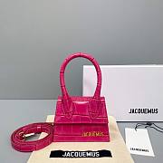 Jacquemus | Le Chiquito Crocodile Pink Bag - 12x8x5cm - 1