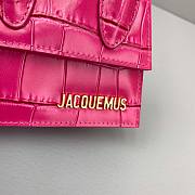 Jacquemus | Le Chiquito Crocodile Pink Bag - 12x8x5cm - 6