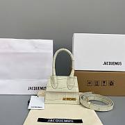 Jacquemus | Le Chiquito Crocodile White Bag - 12x8x5cm - 1