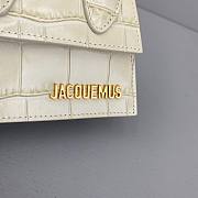 Jacquemus | Le Chiquito Crocodile White Bag - 12x8x5cm - 6