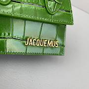 Jacquemus | Le Chiquito Crocodile Green Bag - 12x8x5cm - 6