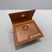 Jacquemus The Chiquito Mini Leather Dark Brown Bag - 12x8x5cm - 5