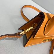 Jacquemus The Chiquito Mini Leather Dark Orange Bag - 12x8x5cm - 6