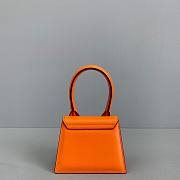 Jacquemus | Le Chiquito Mini Leather Orange Bag - 12x8x5cm - 2