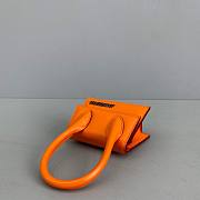 Jacquemus | Le Chiquito Mini Leather Orange Bag - 12x8x5cm - 4
