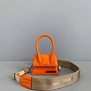Jacquemus | Le Chiquito Mini Leather Orange Bag - 12x8x5cm - 6