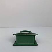 JACQUEMUS Le Chiquito Green Grained Leather - 12x8x5cm - 2