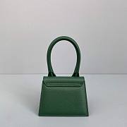 JACQUEMUS Le Chiquito Green Grained Leather - 12x8x5cm - 4
