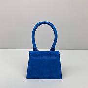 Jacquemus | Blue Le Chiquito Mini Suede Bag - 12x8x5cm - 2