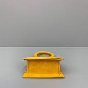 Jacquemus | Yellow Le Chiquito Mini Suede Bag - 12x8x5cm - 3