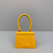 Jacquemus | Yellow Le Chiquito Mini Suede Bag - 12x8x5cm - 4