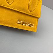 Jacquemus | Yellow Le Chiquito Mini Suede Bag - 12x8x5cm - 6