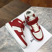 CELINE | Triomphe CT-03 HIGH SNEAKER White/Red - 3