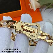 Hermes large glossy belt bracelet - 5