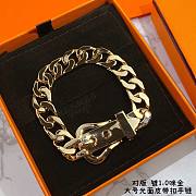 Hermes large glossy belt bracelet - 6