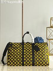 LOUIS VUITTON | Keepall Triangle Bandouliere Yellow - 50cm - 4