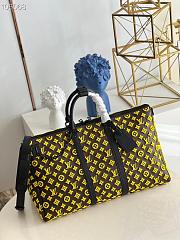 LOUIS VUITTON | Keepall Triangle Bandouliere Yellow - 50cm - 6