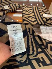 FENDI FF SCARF Multicolour wool and viscose shawl - 5