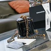 CHANEL | Small Black Vanity With Chain  - AP2292 - 8.5×11×7cm - 5