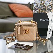 CHANEL | Small Beige Vanity With Chain  - AP2292 - 8.5×11×7cm - 1