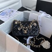 Chanel | Coco Black Charms Bag - AS2326 - 20 x 12 x 6 cm - 1