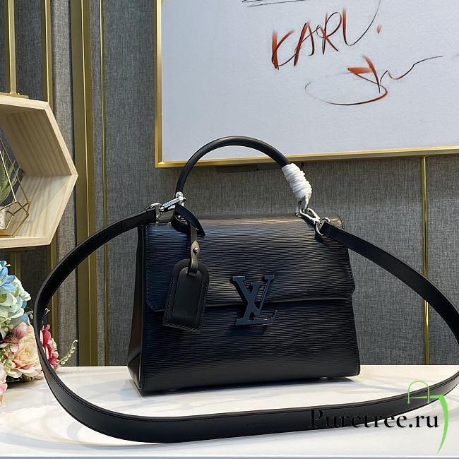 Louis Vuitton | Grenelle PM Epi Black Bag - M53694 - 26 x 20 x 12 cm - 1