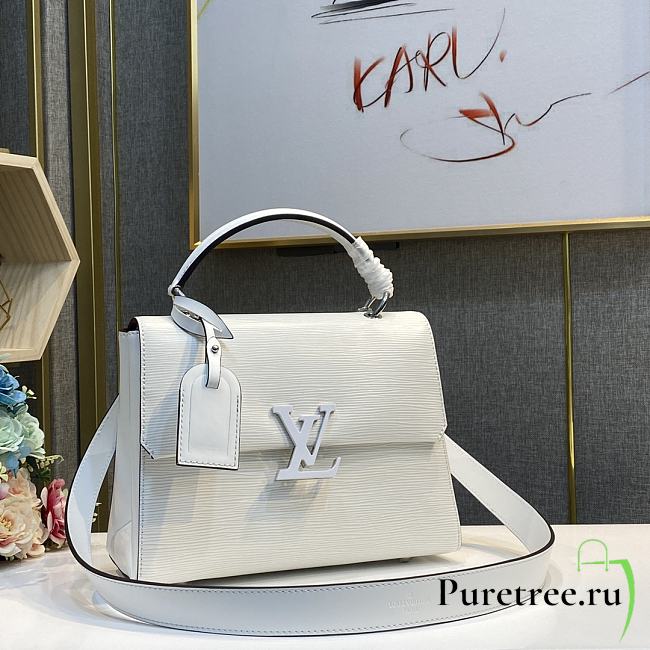Louis Vuitton | Grenelle PM Epi White Bag - M53694 - 26 x 20 x 12 cm - 1