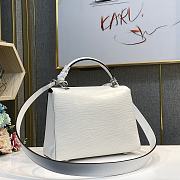 Louis Vuitton | Grenelle PM Epi White Bag - M53694 - 26 x 20 x 12 cm - 3