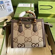 GUCCI | Diana jumbo GG small tote bag - ‎660195 - 27*24*11cm - 1