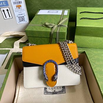 GUCCI | Dionysus Mini Orange And White Bag - 421970 - 20x15.5x5cm
